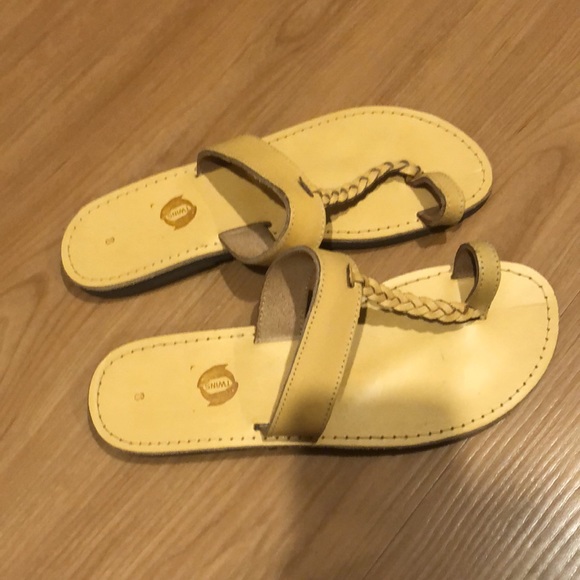 Leather sandals from Rhodos/ Greece fits size 7-8 - Picture 7 of 7